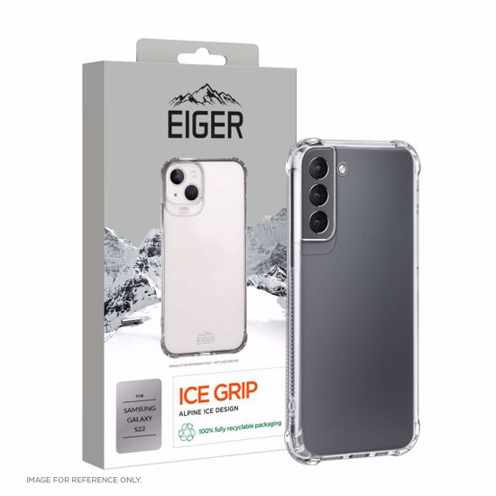 Picture of Eiger Eiger Ice Grip Case for Samsung Galaxy S22 in Clear