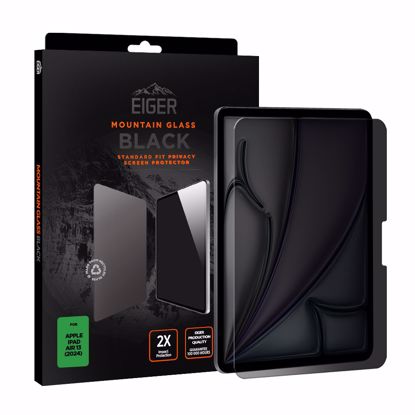 Picture of Eiger Eiger Mountain Black Privacy Tablet Screen Protector for iPad Air 13 (2025) / (2024)