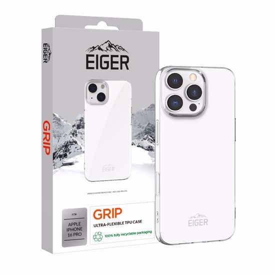 Picture of Eiger Eiger Grip Case for Apple iPhone 16 Pro in Clear
