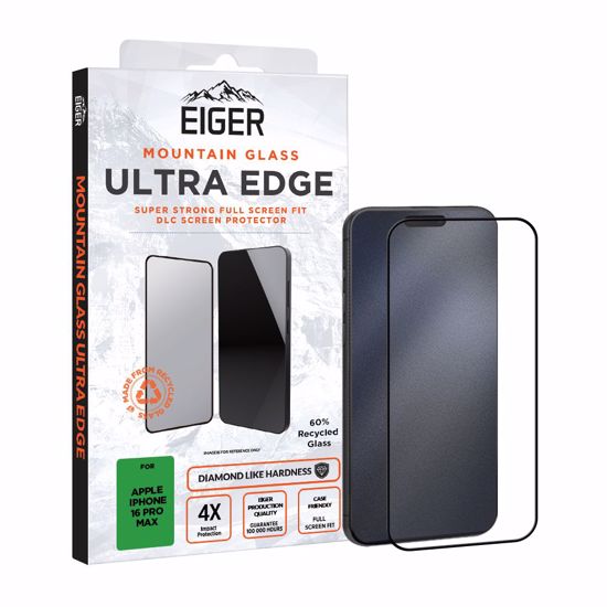 Picture of Eiger Eiger Mountain Glass Ultra EDGE Screen Protector for Apple iPhone 16 Pro Max