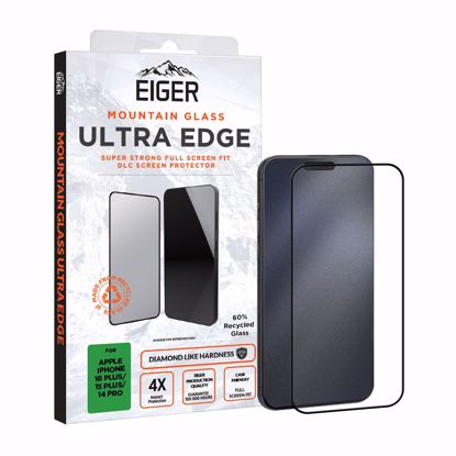 Picture of Eiger Eiger Mountain Glass Ultra EDGE Screen Protector for Apple iPhone 16 Plus/15 Plus/14 Pro Max