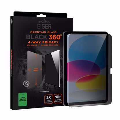 Picture of Eiger Eiger Mountain Black Privacy 360 TSP Screen Protector for iPad 11 (11th Gen) / 10.9 (10th Gen)