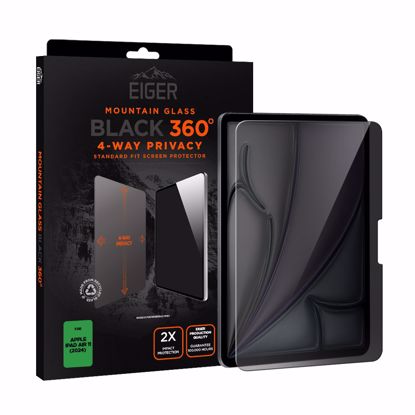 Picture of Eiger Eiger Mountain Black Privacy 360 TSP Screen Protector for iPad Air 11 (2025) / (2024)